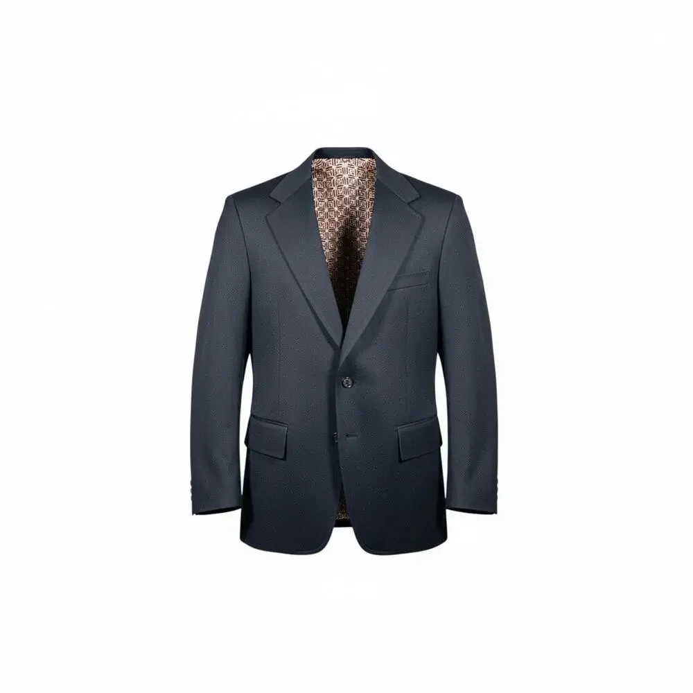 Vintage Men's Winston Tailors for Gaede's Navy Blue 2 Button Sport Coat- Size 44